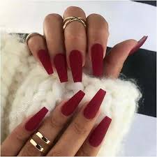 Be inspired and try out new things. Red Matte Nails