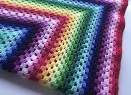 Black And White Striped Crochet Blanket Rainbow Granny Stripe Crochet Baby Blanket Baby Blanket Crochet Granny Stripe Crochet Crochet Blanket