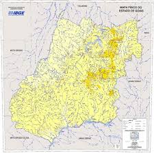The name goiás (formerly, goyaz) comes from the name of an indigenous community. Physical Map Of The State Of Goias Brazil Gifex