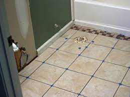 Once you are done with removal of the old tiles and bathroom fixtures and you have prepared the floor for the laying of new tiles, it is time to get the pattern and placement correct. How To Install Bathroom Floor Tile How Tos Diy