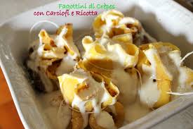 Mescolateli con 200 g di ricotta e 100 g di mascarpone; Crepes Con Carciofi E Ricotta
