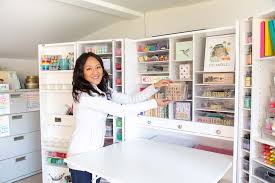 Today, i am sharing 15 craft room organization tips. Amy Tangerine S Stunning Craft Room Simply Lettering