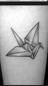 Paper Crane Tattoo Tattoo Ideas Pinterest Tatoeage Ideeen Geweldige Tatoeages Origami Tattoo