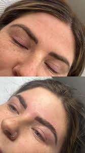 TRANSFORM THESE BROWS🤍 Brow lami wax&tint🤩 Absolutely obsessed with how  they turned out, my client has always struggled to keep her brows up she  has used many brow gets etc and nothing