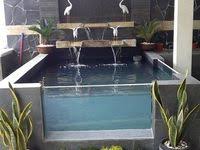 Seperti desain di atas, menyisakan sedikit ruang di teras/belakang rumah untuk diisi dengan air. 87 Ide Kolam Cantik Kolam Kolam Ikan Kolam Taman
