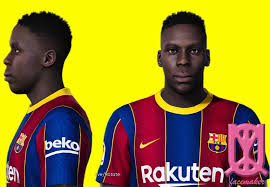 Moriba ilaix kourouma (19/03/2003) en el cadete a del fc barcelona durante la temporada 2017/18. Pes 2021 Faces Ilaix Moriba Kazemario Evolution