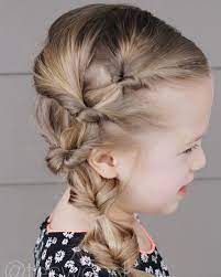 lipped side pony find the tutorial for this style at the link in bio it s much easier than it ma girl hair dos toddler hairstyles girl little girl hairstyles