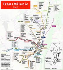 59,0% of total trips are made by public transport, as showed in the graph below. Transmilenio Wikiwand