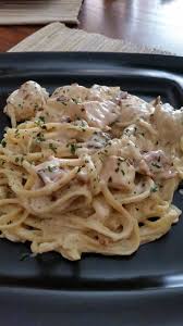 Olive Garden S Chicken Carbonara Recipe By Maria42487 Recipe Chicken Carbonara Recipe Chicken Carbonara Carbonara Recipe