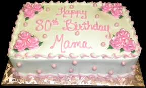 Birthday Cake For Mother Square Birthday Cakes Sugar Showcase Birthday Sheet Cakes 80 Birthday Cake 90th Birthday Cakes