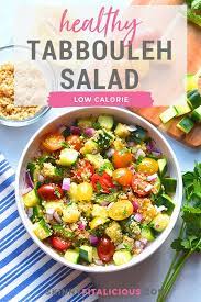 Written by admin january 26, 2020. Healthy Tabbouleh Quinoa Salad Skinny Fitalicious