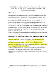 Mengadakan hubungan baik dengan luar negara. Bentuk Bentuk Hubungan Luar Yang Dijalinkan Oleh Kerajaan Melayu Melaka Docx