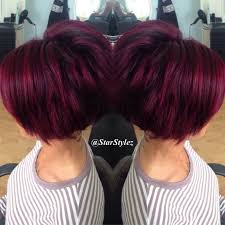 Image Result For Purple And Red Short Hair Hair Color Highlights Short Hair Styles Hair Styles