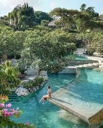 Dive In The Dreamiest Hotel Pools From Around The World Green Wedding Shoes Ayana Resort Bali Hotel Pool Vacation Hot Spots