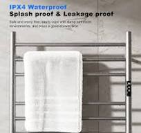 Amazon.com: MENATT Heated Towel Rack Wall Mounted,10 Bars ...