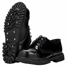 Ranger damenschuhe bieten einen einzigartigen komfort für verwöhnte füße auf schritt und tritt. 3 Loch Ranger Uk Halbschuhe Mit Stahlkappe Knightsbridge Rangers Kb Gothic Steel Toe Boots Black Armyshop Bw
