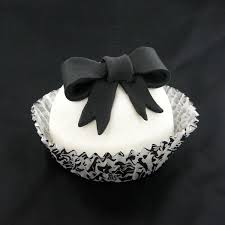 Black And White Bow Tie Cake Black And White Cupcake Black And White Cupcakes White Cupcakes Cute Cupcakes