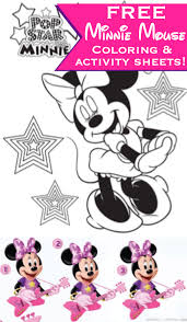 Are you bored of just a plan old out of style car. Free Minnie Mouse Printable Coloring Pages And Activity Sheets