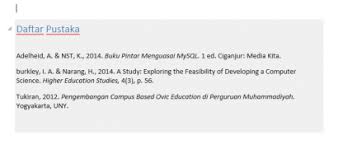 Tutorial Singkat Membuat Daftar Pustaka Referensi Otomatis Di Microsoft Word Kompasiana Com