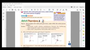 Tingkatan 1 Matematik Buku Teks Bab 8 1 Garis Dan Sudut Part 1 Youtube