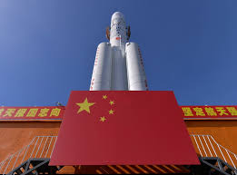 China's first seaborne space launch.! China Positions Rocket Ahead Of Ambitious Mission To Bring Back Materials From The Moon For First Time In Four Decades The Independent