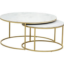 See more ideas about coffee table, modern coffee tables, table. Zuo 102017 Daniel Nesting Coffee Table Set In Brass White Marble