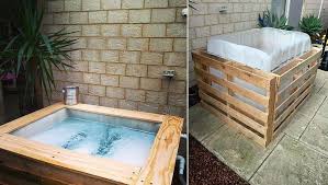 Probably the easiest is to build a tub with concrete. 20 Easy Diy Hot Tub Ideas Suitable For Any Budget