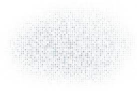 Free Vector White Digital Matrix Of Binary Code Numbers Background Matrix Binary Code Coding