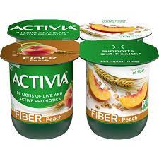 It's the delicious snack you and your gut have been waiting for. Activia Lowfat Fiber Probiotic Peach Yogurt 4 Oz Instacart