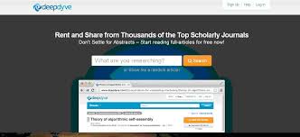 Deepdyve Servicio De Alquiler De Articulos De Investigacion Ofrece La Posibilidad De Ver El Texto Completo De Cualquier Academic Publication Journal Reading