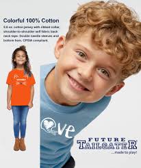 Future Tailgater Clemson Tigers Officially Licensed Orange LOGO and Purple  LOGO Baby/toddler T-shirts