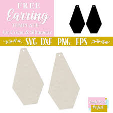 Pin On Earring Svg Files Earring Templates Faux Leather Earring