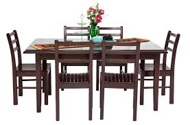 Hatil manufactures the most elegant and stylish dining table in bangladesh. Six Seated Dining Table 6034 Only Table