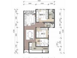 Apartment with 3 bedrooms and 2 bathrooms. Aspire Residence Cyberjaya New Condominium For Sale Nuprop