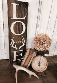 Love Initials Or Date Antler Handmade Home Decor Decor Home Diy