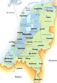A holanda é a parte europeia do reino dos países baixos, que consiste dos países baixos, mais conhecido como holanda no brasil. Mapa Fisico De Holanda
