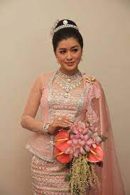 Myanmar Dress Girls Fashion Dress Traditional Dresses Myanmar Traditional Dress