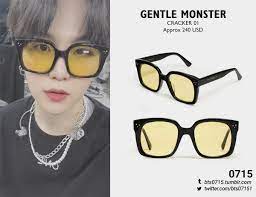 Gentle monsterのサングラス「gentle monster☆jackbye 01 ジェニー,. Bts Fashion Style Finder 201010 Yoongi Official Twitter Update Map Of