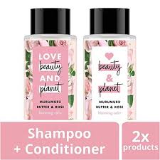 Love Beauty And Planet Blooming Color Shampoo And Conditioner Murumuru Butter Sugar Rose 13 5 Oz 2 Paraben Free Products Rose Shampoo Color Treated Hair