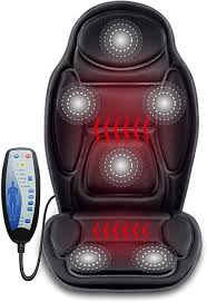 Amazon Com Snailax Massage Car Seat Cushion 6 Vibrating Massage Nodes 3 Heating Pad Car Back Massager With Heat Car Seat Cushion Car Seats Seat Cushions