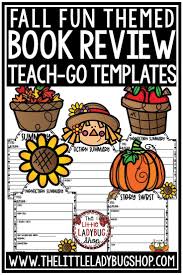 Digital Book Report Fall Bulletin Board Reading Response Book Review Template Book Review Template Writing Mini Lessons Upper Elementary Activities