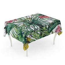 Just in case size matters. Colorful Beautiful Floral Pattern Tropical Flowers Palm Tree Leaves And Plants G Tablecloth Table Cover 52x70inch 130x175cm Buy From 35 On Joom E Commerce Platform