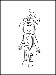 Color online and print these draw roblox ninja with sample for free. Coloring Book Roblox 4