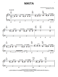 Letra 'nikita' nikita en español. Elton John Nikita Sheet Music Notes Chords Lyrics Chords Download Rock 78974 Pdf