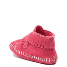 Minnetonka Front Strap Bootie Baby Toddler