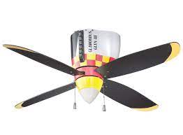 All three create a pressure difference between the front side and back side of the blades. P 51 Mustang Warbird Airplane Ceiling Fan