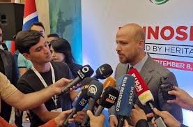 Dünya Etnospor Konfederasyonu Başkanı Bilal Erdoğan, Özbekistan'da  gençlerle buluştu