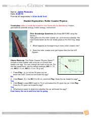 Use the slider to set the snowmen to 5. Ø§Ø³ØªÙ‚Ø§Ù„Ø© Ø±Ø³Ø§Ù„Ø© Ø¹Ø¶Ù„ÙŠ Roller Coaster Physics Gizmo Answers Kevinstead Com