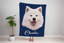 Custom Pet Blanket Personalized Dog Blankets Cat Picture Blanket Pet Photo  Blanket Dog Dad Gift Custom Cat Blanket Using Pet Photo + Name