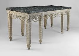 This is an intricately crafted console table that functions beautifully on its own or behind an exposed back sofa. Robert Adam Console Table From Croome Court Worcestershire British The Metropolitan Museum Of Art